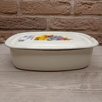 Лоток 1,5 л з кришкою Петунія
