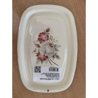 Лоток 1,0 л з кришкою Троянда 