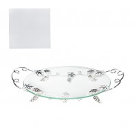 Блюдо овальне 43×24×8 см «Виноград»