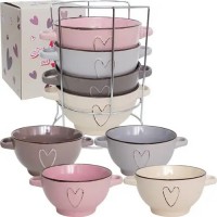 Набір мисок 680 мл на стійці S&T