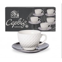 Сервіз чайний 12 предметів «Silver Anfen»