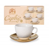Сервіз чайний 12 предметів «Golden Asoka»