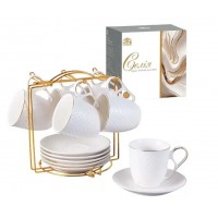 Набір чайний 12 предметів «Селія» на стійці