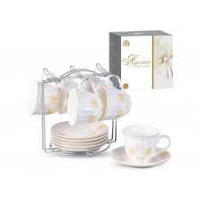 Набір чайний 12 предметів «Парасолька Аделіна» на стійці