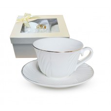 Набір чашка з блюдцем 240 мл «Лія»