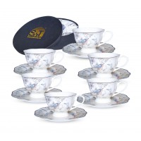 Набір кавовий 80 мл 12 предметів «Dayton Blue»