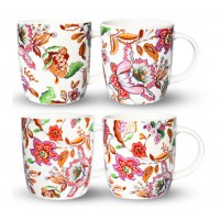 Чашка 380 мл «Квітковий розпис» 