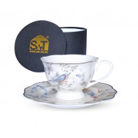 Набір чашка з блюдцем 180 мл  «Dayton Blue»