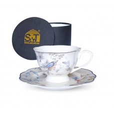 Набір чашка з блюдцем 180 мл  «Dayton Blue»