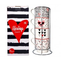 Набір чашок 320 мл 4 шт