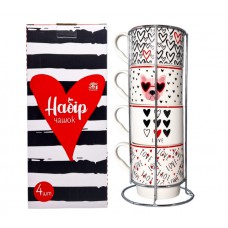 Набір чашок 320 мл 4 шт