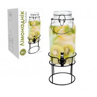 Лимонадник 4 л на металевій підставці 