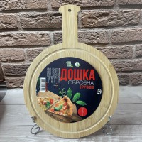 Дошка обробна бамбукова з ручкою 36х26х1 см