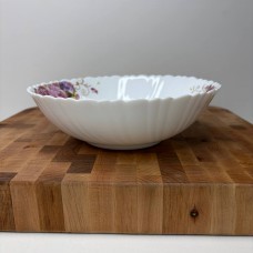 «Піоновий букет» салатник 20 см № 8 хвилястий край 