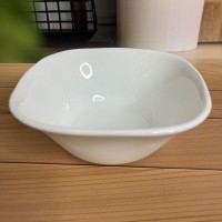 Салатник 6“ Білий квадрат