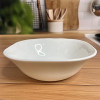 Салатник 8“ Білий квадрат
