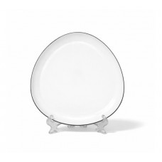 Тарілка 10" чорний кант