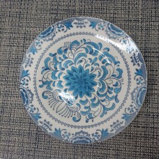 Тарілка 8" супова Орнамент блю