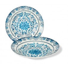 Тарілка 8" супова Орнамент блю