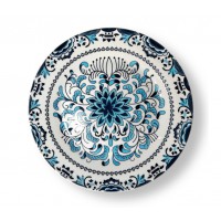 Тарілка 8" основна Орнамент блю