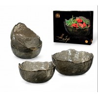 Набір салатників 7 шт ламаний край Агат