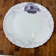 «Фіалка» тарілка 21 см № 8,5 хвилястий край