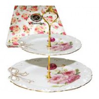 Цукорниця Бант 2-ярусна