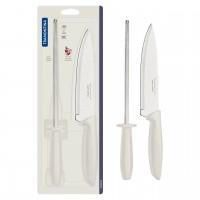 Набір Plenus light gray 2 предмети (ніж 178 мм + мусат) 
