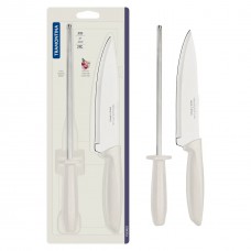 Набір Plenus light gray 2 предмети (ніж 178 мм + мусат) 