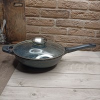 Сковорода 28 см WOK з кришкою