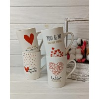 Чашка порцелянова 385 мл «Амурні справи» 