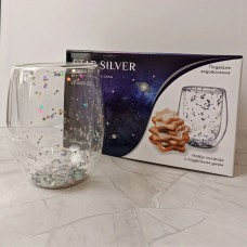 Набір чашок 350 мл з подвійними стінками 2 шт