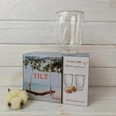 Набір чашок 280 мл з подвійними стінками 2 шт