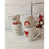 Чашка порцелянова 310 мл «Любов у дрібницях» 