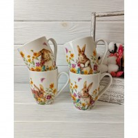 Чашка порцелянова 340 мл «Пухнаста галявина»